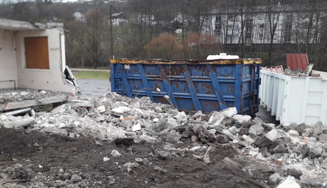 Chantier démolition à Rupt-sur-Moselle